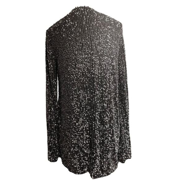 Free People Jacket Harley Sequin Bead Jacket Cardigan Kimono Festival XS Boho EC - Picture 8 of 13